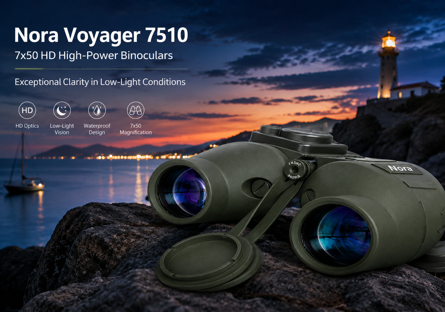 Nora Launches Voyager 7510 7x50 HD High-Power Binoculars Delivering Exceptional Clarity in Low-Light Conditions