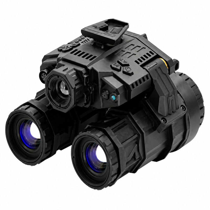 Nora NVG-39T Head-Mounted Dual-Tube Fusion Night Vision Goggles for Professional Tactical and Low-Light Observation